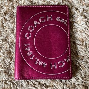 Coach Passport Cover